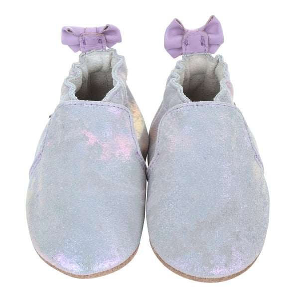 Robeez Soft Soles Slippers - Pretty Pearl (18-24 Months)