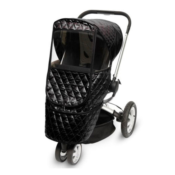 Manito Castle Beta Quilted Stroller Weather Shield - Black