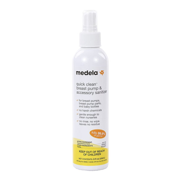 Medela Quick Clean Breast Pump and Accessory Sanitizer Spray (236 ml)