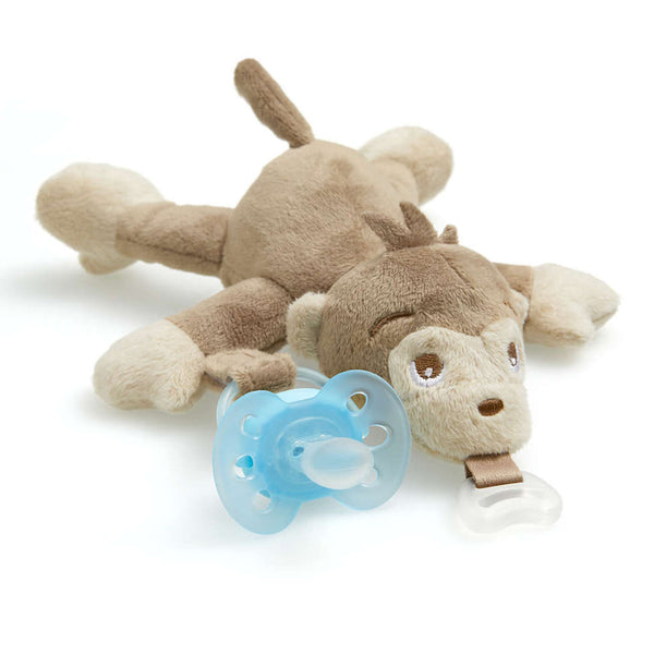 Avent Ultra Soft Snuggle Plush Toy with Ultra Soft Pacifier - Monkey (0+ Months)