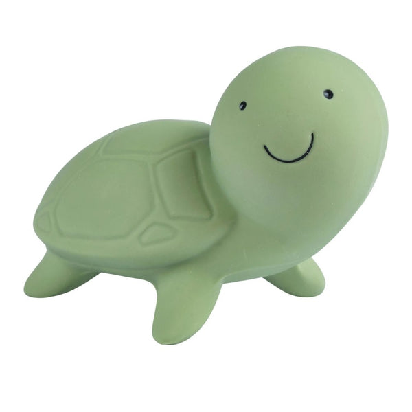 Tikiri My First Ocean Buddies Collection Natural Rubber Rattle Teether - Turtle