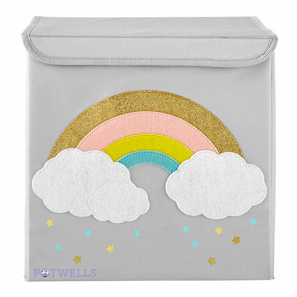 Potwells Storage Box - Rainbow Cloud