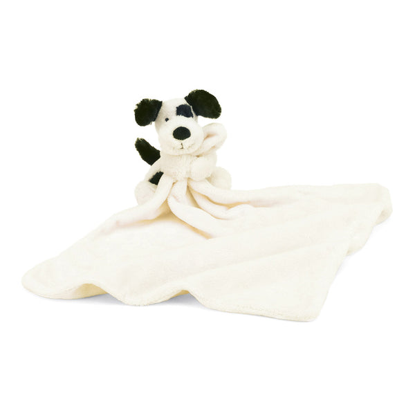 Jellycat Bashful Soother Blanket - Black & Cream Puppy