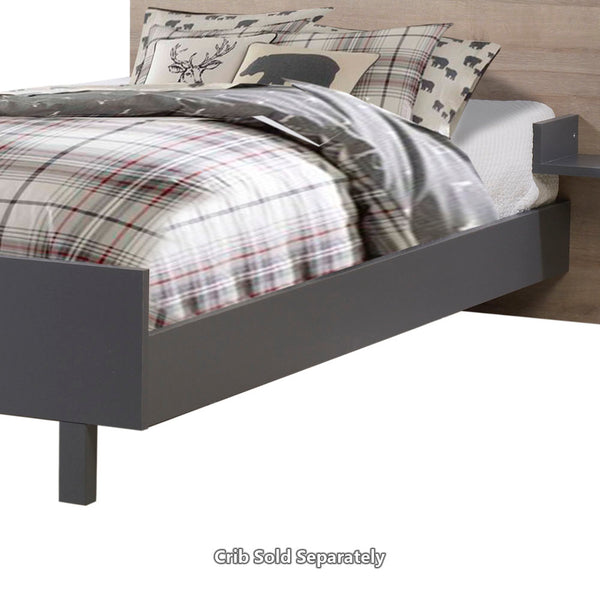 TULIP 39 inch Twin Bed Conversion Rails with Low Profile Footboard