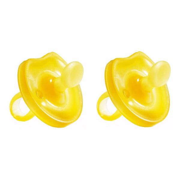Natursutten 2-Pack Butterfly Orthodontic Natural Rubber Pacifiers Set - S (0-6 Months)
