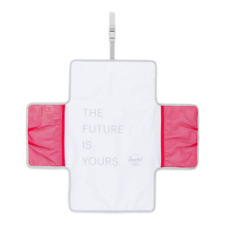 Herschel Sprout Change Mat Light Grey Crosshatch DearBorn Baby