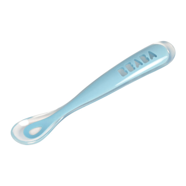 Beaba First Stage Silicone Spoon - Rain
