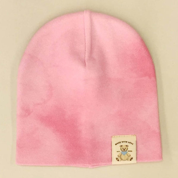 Itty Bitty Baby Water Colour Collection Slouchy Hat - Pink (Preterm, 4-6 lbs)