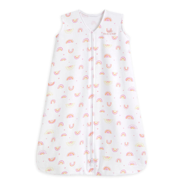 Halo Cotton Sleepsack Wearable Blanket  0.5ToG - Sunshine Rainbows (Small, 10-18 lbs)