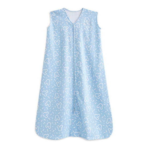 Halo Disney Cotton Sleepsack Wearable Blanket  0.5ToG - Confetti Mickey Blue (Large, 22-28 lbs)