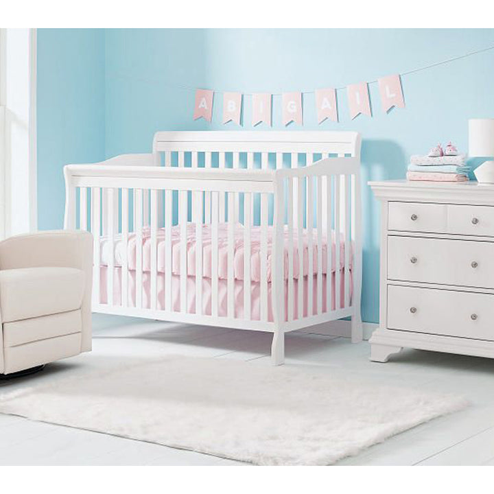 Dear-Born Baby Finley 4-in-1 Convertible Crib - White