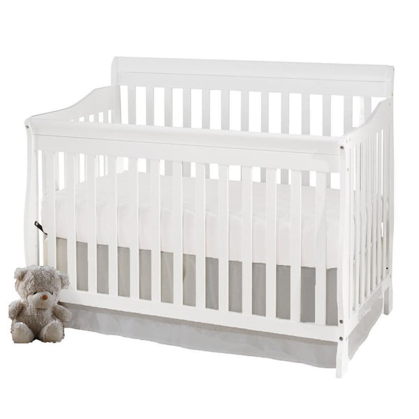 Dear-Born Baby Finley 4-in-1 Convertible Crib - White