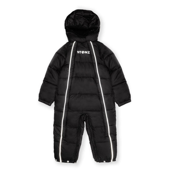 Stonz Puffer Snow Suit - Black (6-12 Months)