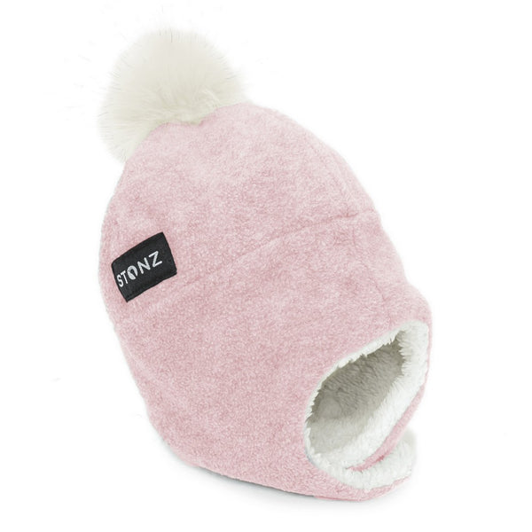 Stonz Baby Fleece Hat - Haze Pink (0-6 Months)