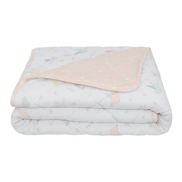 Living Textiles Baby/Toddler Quilted Jersey Comforter - Ava Birds