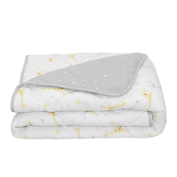 Living Textiles Baby/Toddler Quilted Jersey Comforter - Noah Giraffe