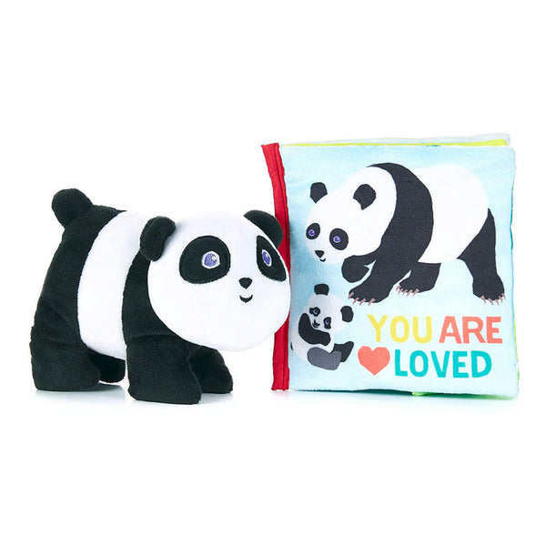 Kids Preferred The World of Eric Carle The Very Hungry Caterpillar Panda Plush Toy and Soft Book