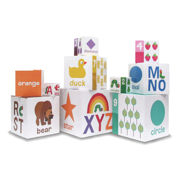 Kids Preferred The World of Eric Carle The Very Hungry Caterpillar Nesting and Stacking Blocks