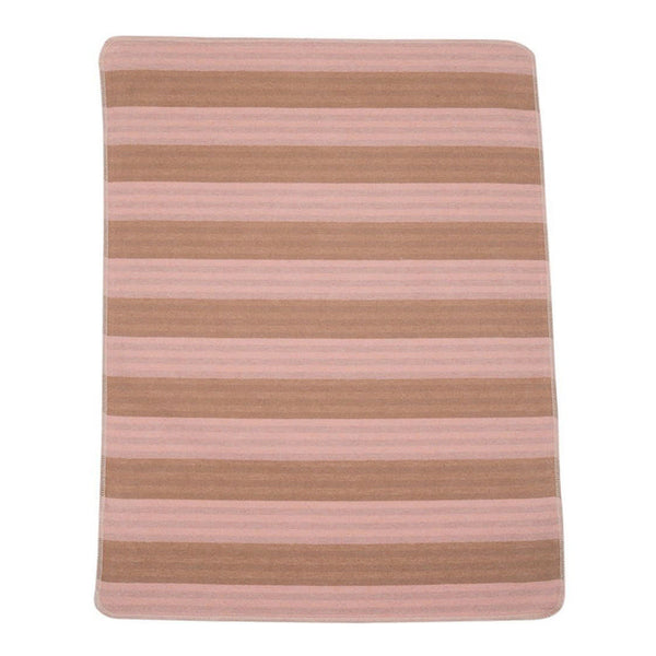 David Fussenegger JUWEL Baby Blanket - Pink Stripes/Solids