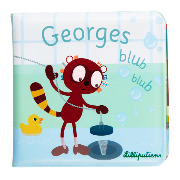 Lilliputien Blub Blub Bath Book - Georges Lemur