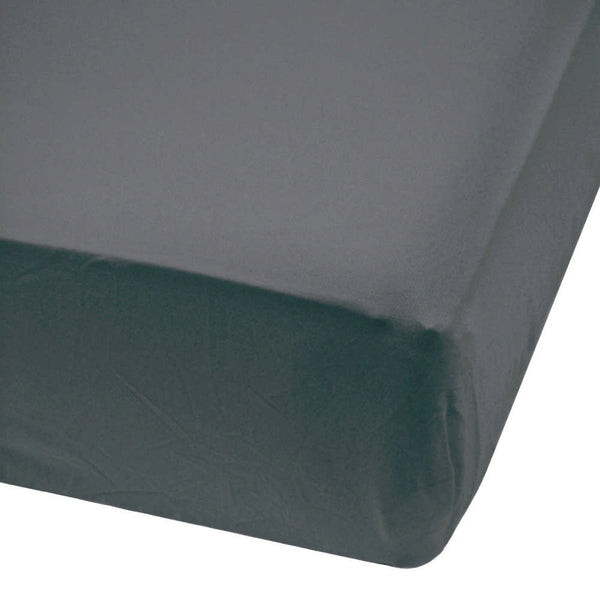 Perlimpinpin Bamboo Fitted Crib Sheet - Charcoal