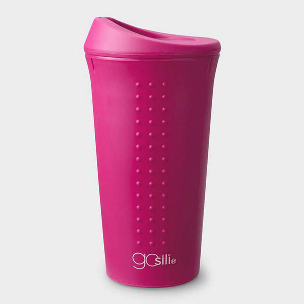 GoSili Silicone Travel Mug 16oz - Hot Pink