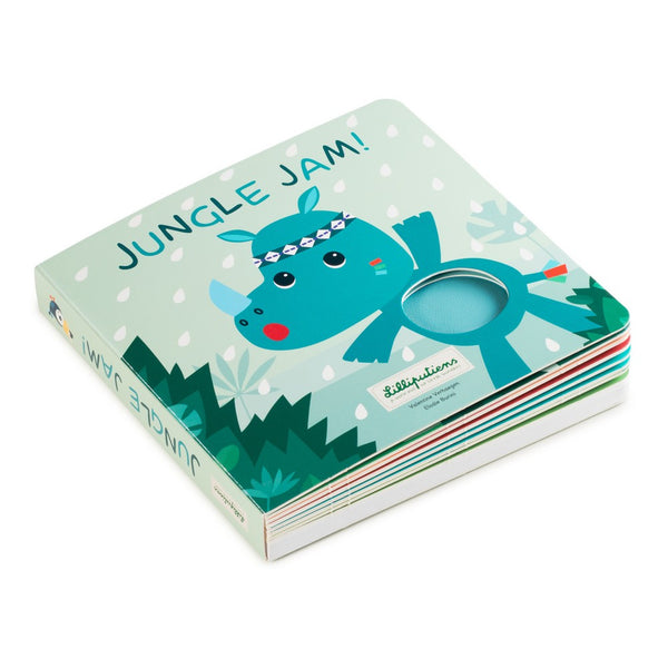 Lilliputiens Jungle Jam Touch and Sound Book