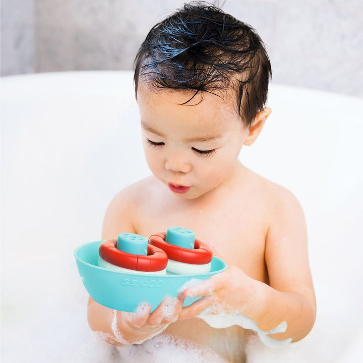 UBBI Boat + Buoys Bath Toy DearBorn Baby
