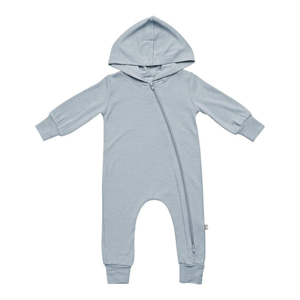Kyte Bamboo Jersey Hooded Zippered Romper