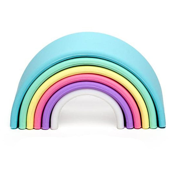 Dena Rainbow Stacker Toy - Pastels (6 Pieces)