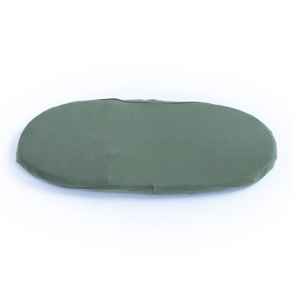 Must Be Baby Fitted Sheet for Bassinets and Changers - Olive