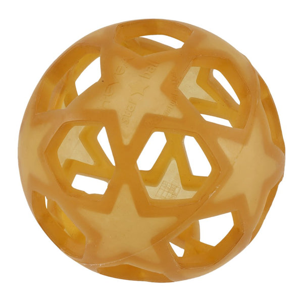 Hevea Upcycled Natural Rubber Star Ball - Natural