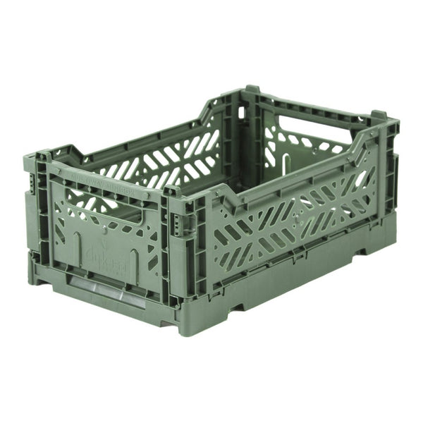 Aykasa Mini Foldable Storage Crate - Almond Green