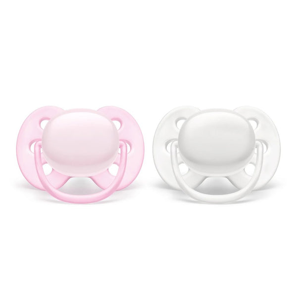 Avent Ultra Air Pacifiers - Arctic Pink (0-6 Months)