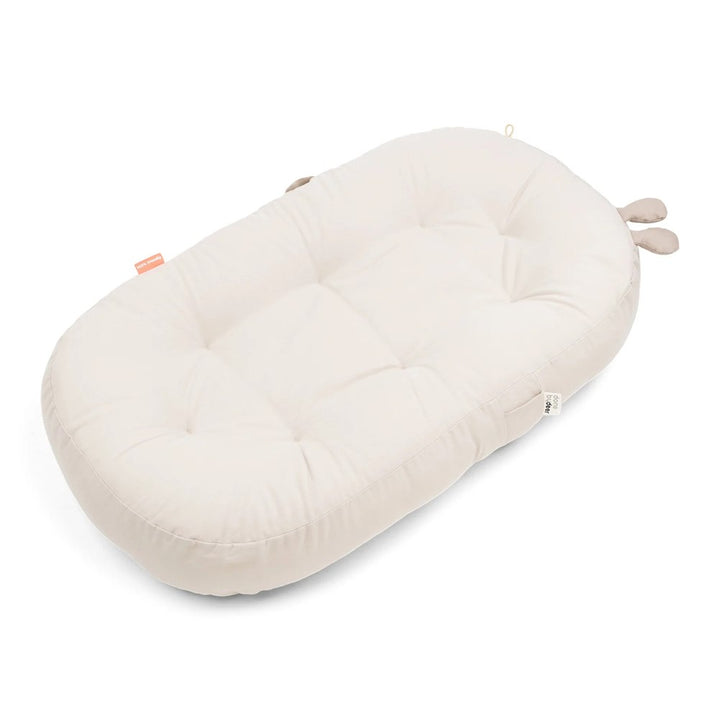 Done By Deer Raffi Cozy Lounger with Activity Arch - Sand
