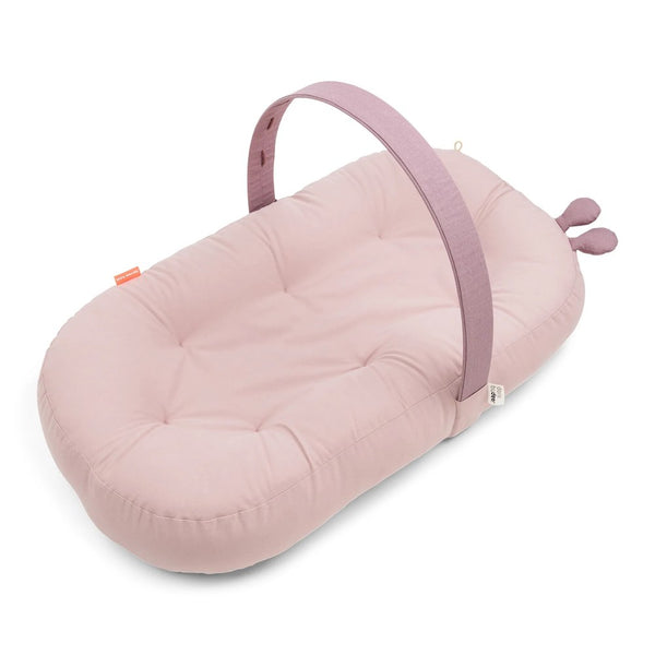 Done By Deer Raffi Cozy Lounger with Activity Arch - Powder