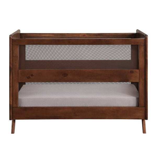 BreathableBaby Breathable Mesh 3-in-1 Convertible Crib - Walnut