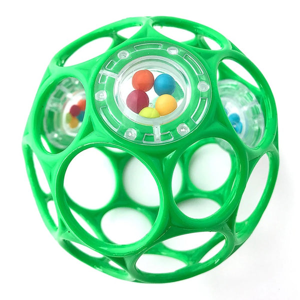 Oball 4 inch Rattle Ball - Green