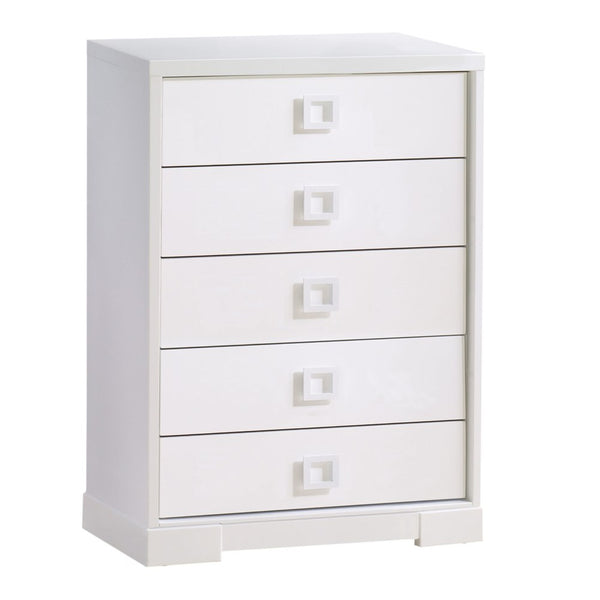 NEST Lello 5-Drawer Dresser - White
