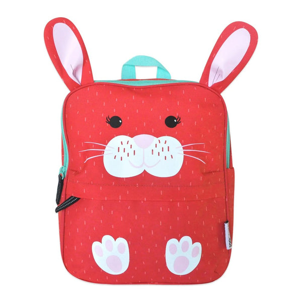 Zoocchini Toddler and Kids Everyday Square Backpack - Bella the Bunny