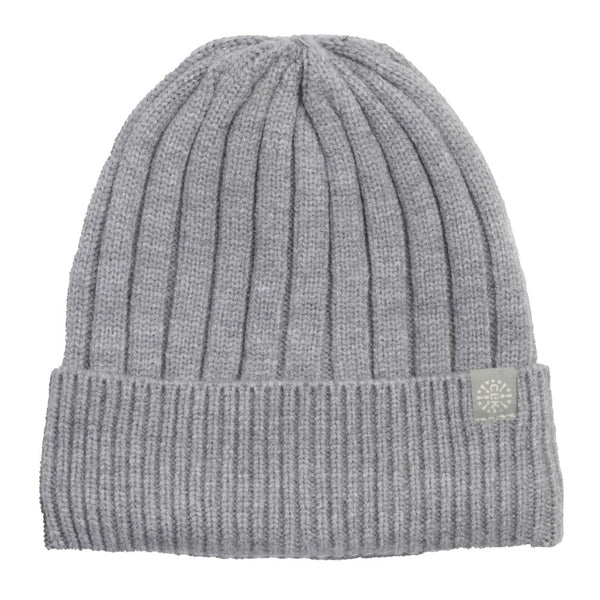 Calikids Unisex Knit Cashmere Touch Infant Winter Hat - Grey (9-24 Months)