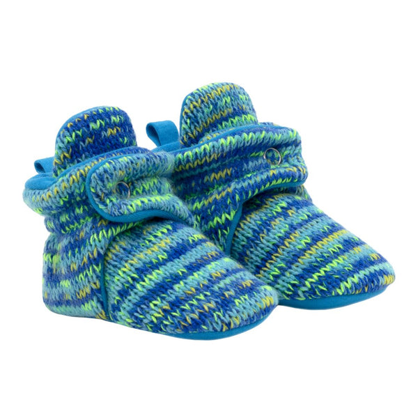 Robeez Sherpa Snap Booties - Marled Dean (0-3 Months)