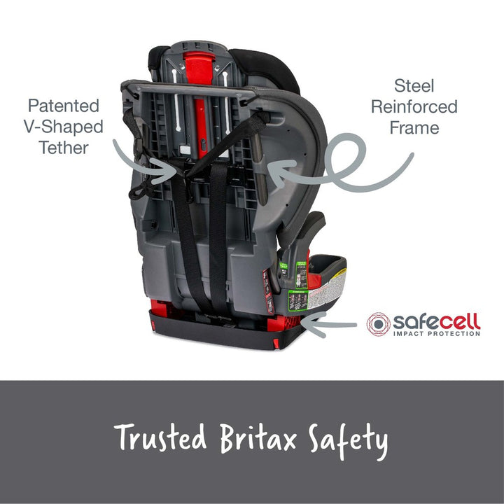 britax impact absorbing harness Britax Grow With You Harness-2-Booster Car Seat
