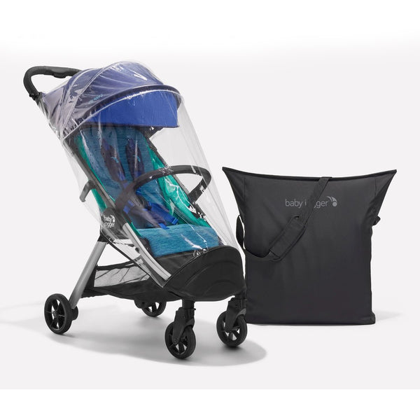 Baby Jogger City Tour 2 Stroller with Travel Accessories Bundle - Coastal Blue