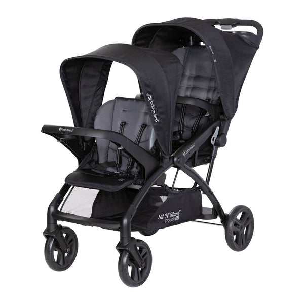 BabyTrend Sit n Stand Double 2.0 Stroller - Dash Black