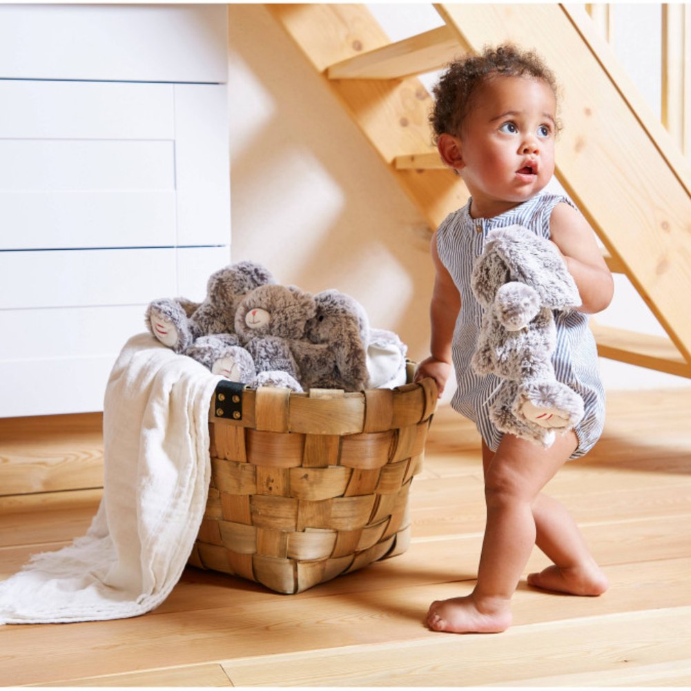 Kaloo Prestige Musical Plush Toy - Grey Leo Rabbit – Dear-Born Baby