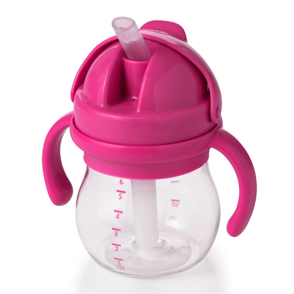 OXO Tot Transitions Straw Cup - Pink (6oz)