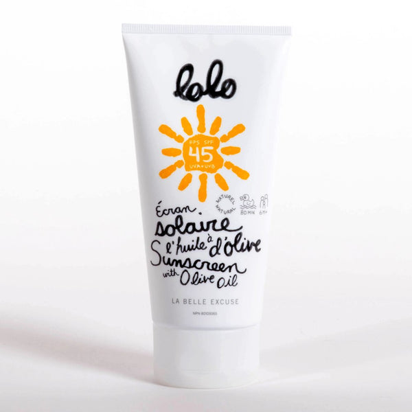 LOLO Olive Oil with Zinc Oxide Scented Sunscreen (150g)