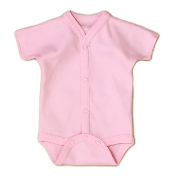 Itty Bitty Baby Snap Front Bodysuit - Pink (Preterm, 3-5 lbs)