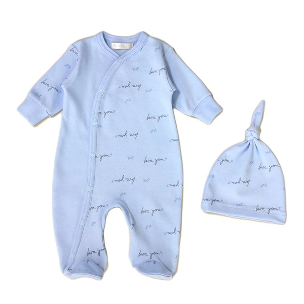 Itty Bitty Baby Love You Layette Set - Blue (3-6 Months, 12-17 lbs)